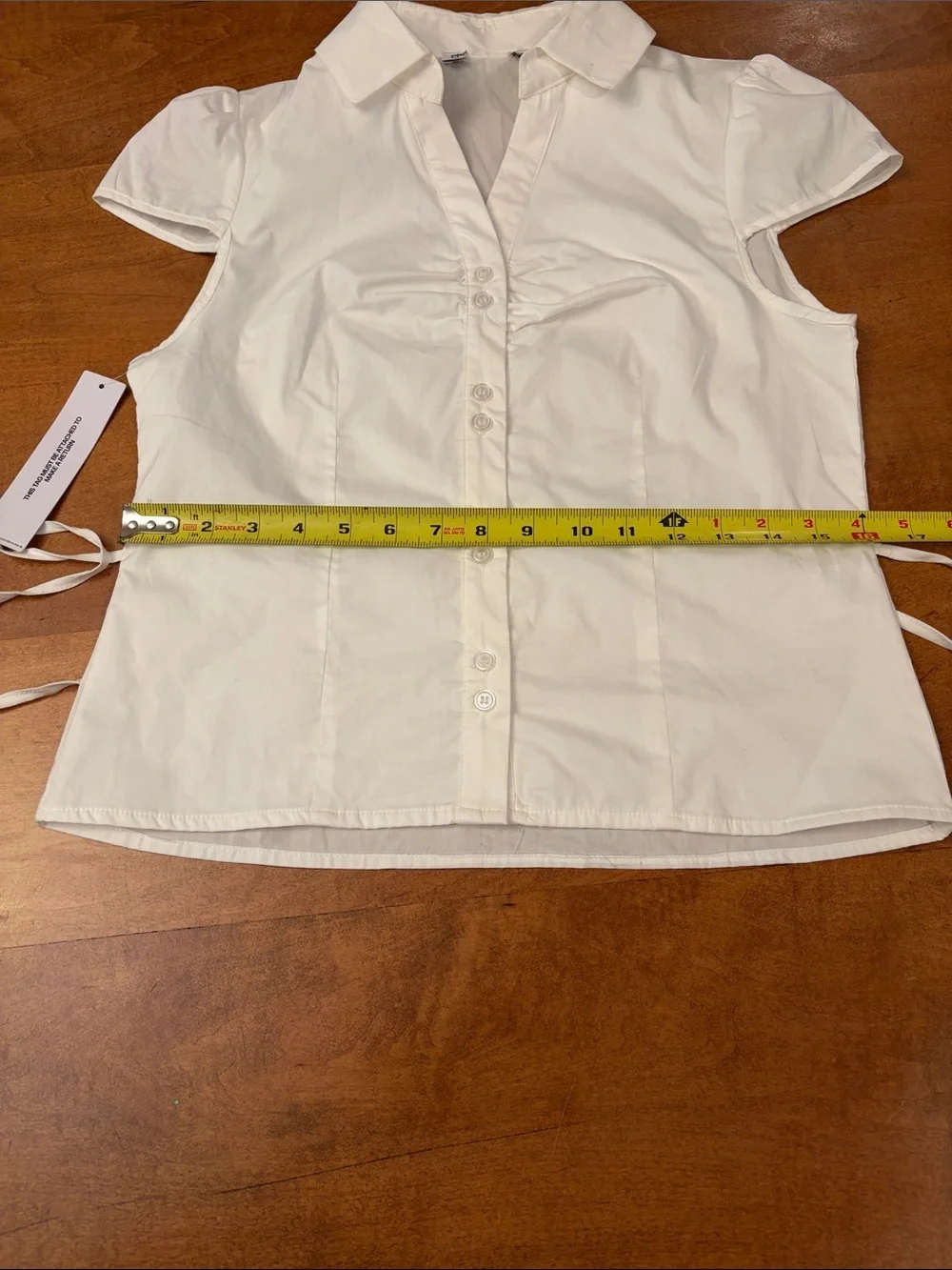 White Button-Up Arianwyn Blouse by Princess Polly. - Picture 5 of 9
